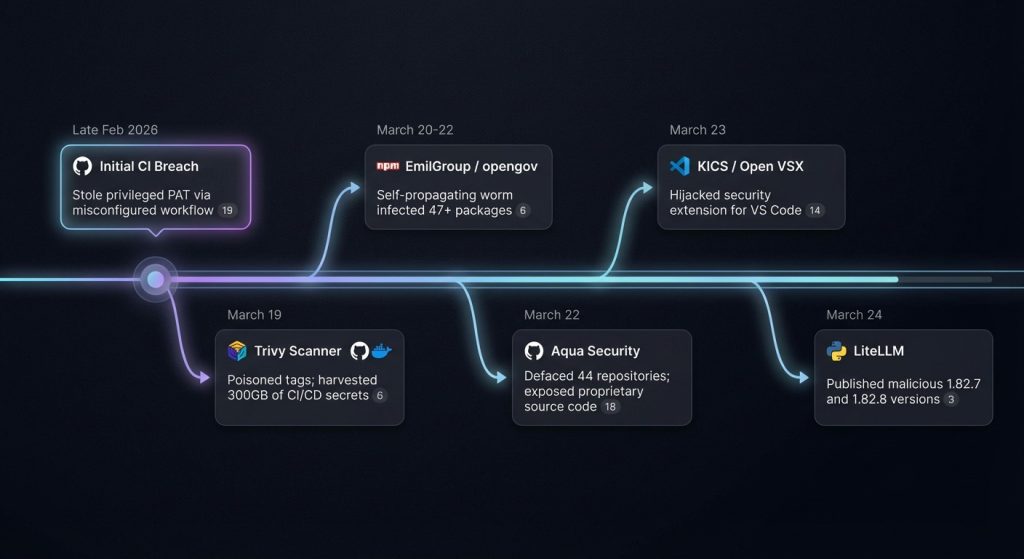 LiteLLM attack Timeline